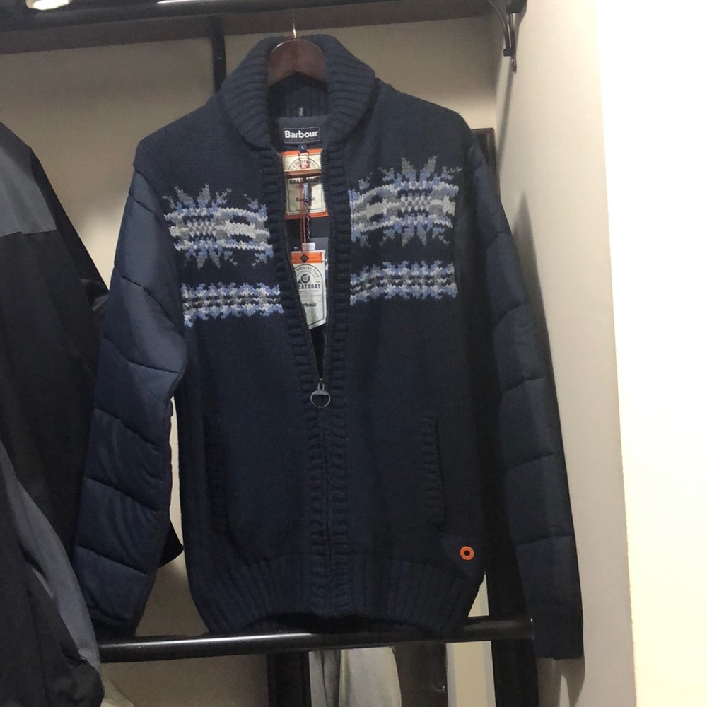 Barbour Rare Men’s Jacket New Tags Large Warm Amaz